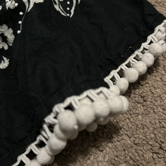 Ann Taylor Loft Swing Style Skirt-S-Cotton-Side Zip-Lined-Beaded/Tassel Detail - Picture 15 of 15